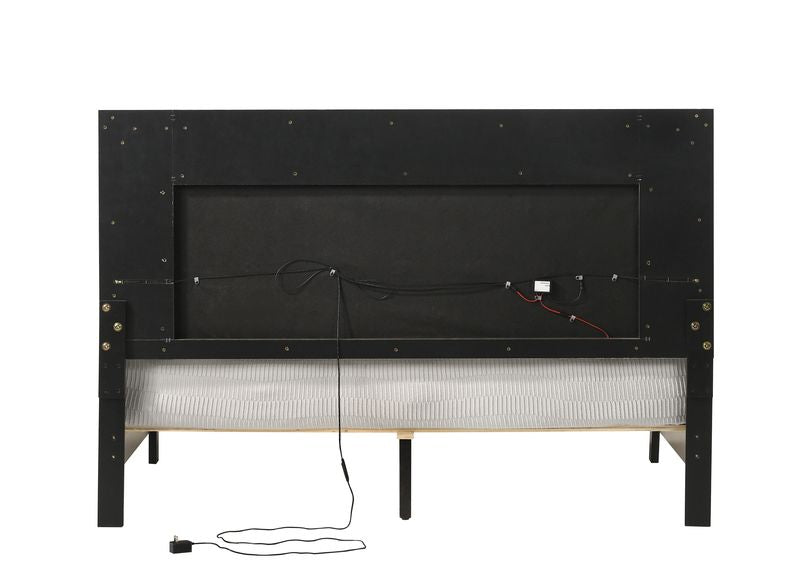 Jassar Queen Bed W/Led