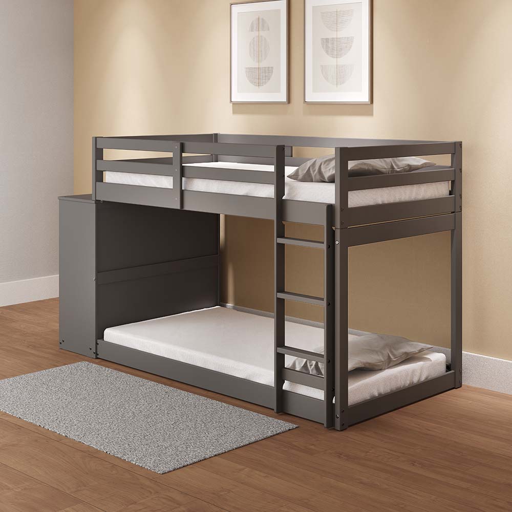 Centerfield Twin/Twin Bunk Bed W/4 Drawers & 3 Compartments