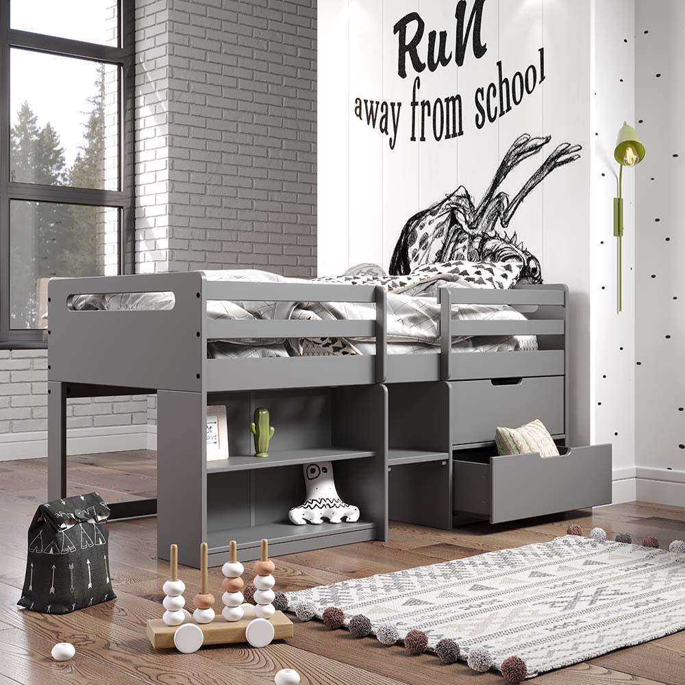 Egarr Twin Loft Bed W/Storage