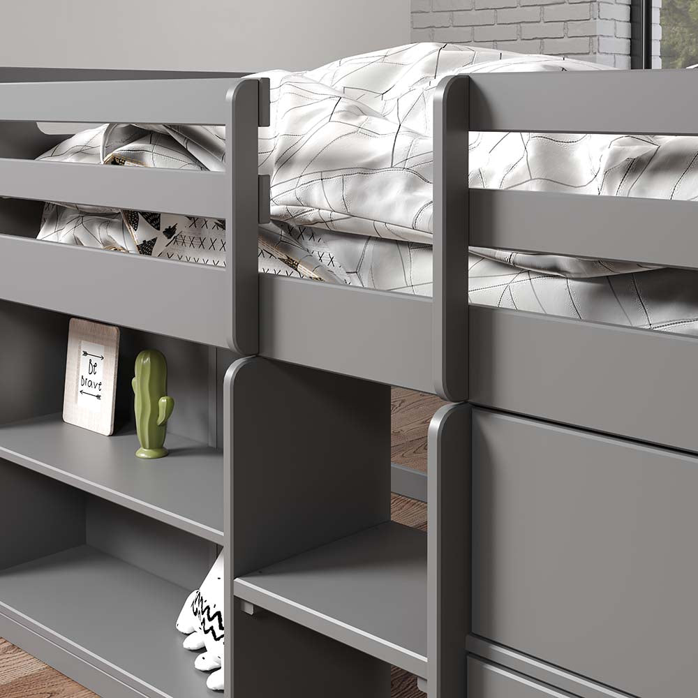 Egarr Twin Loft Bed W/Storage