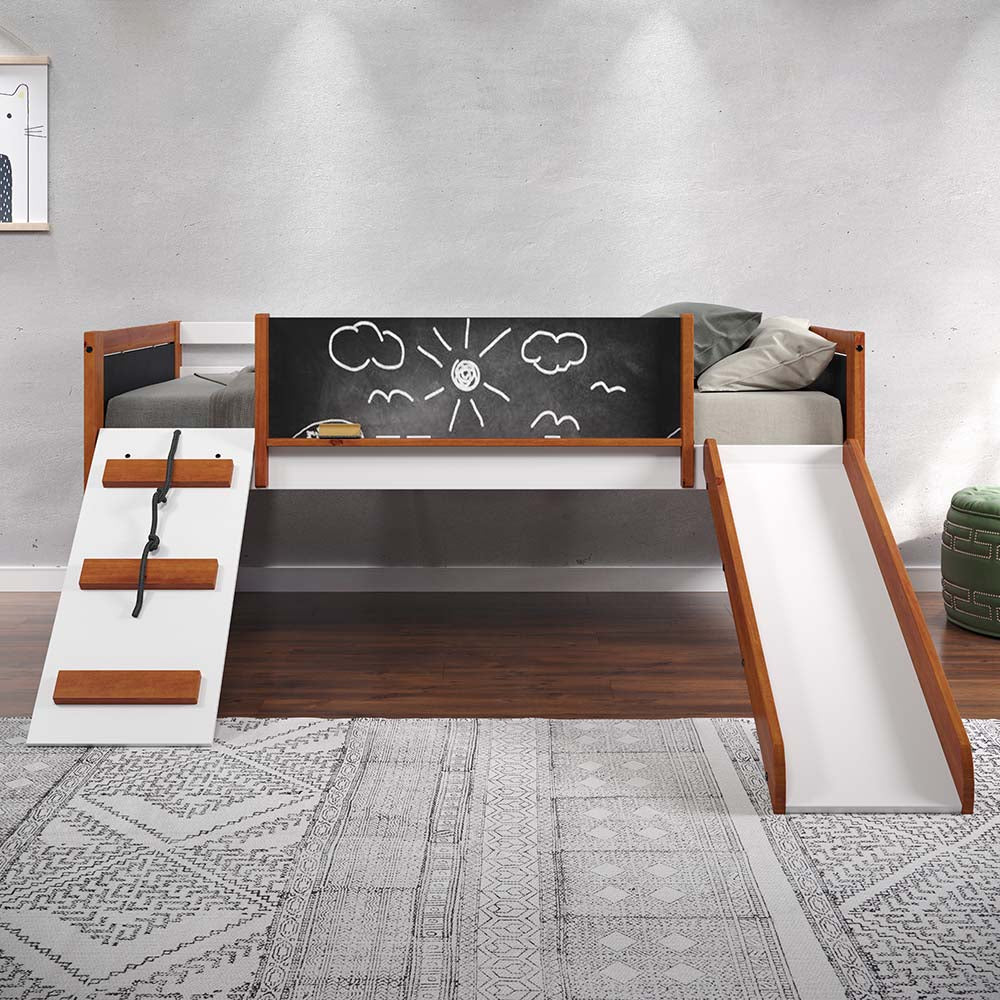 Heidfried Twin Loft Bed W/Slide