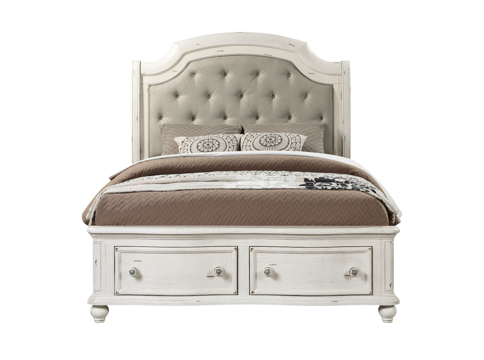 Eivissa Queen Bed W/Storage