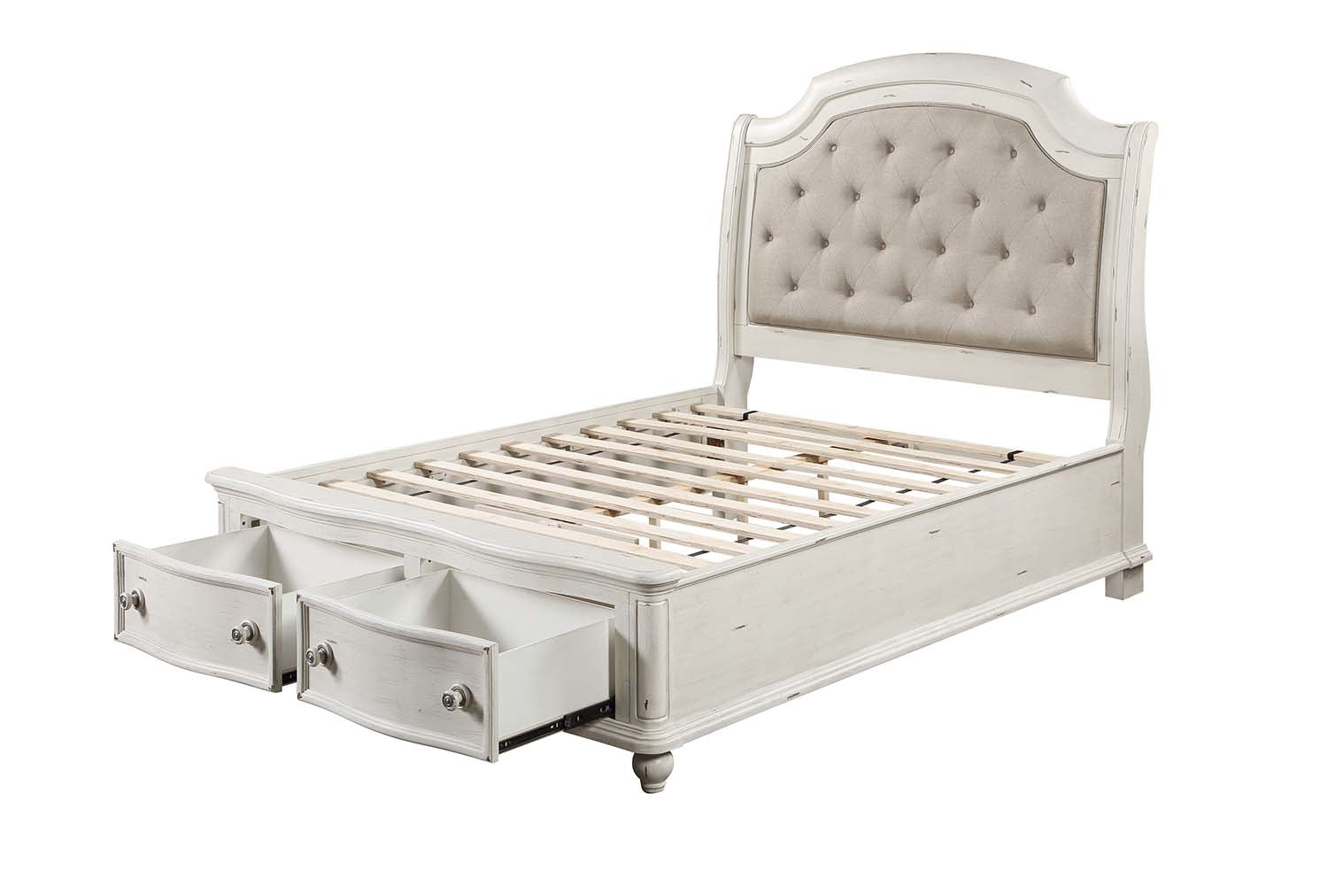 Eivissa Queen Bed W/Storage