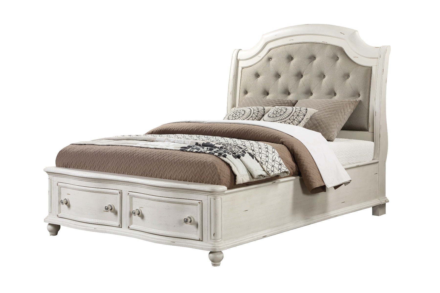 Eivissa Queen Bed W/Storage