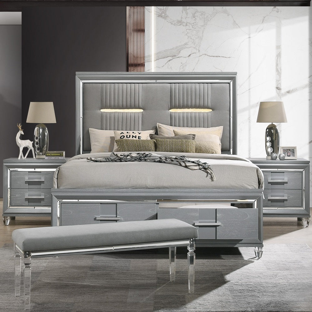 Vacacion Queen Bed W/Led