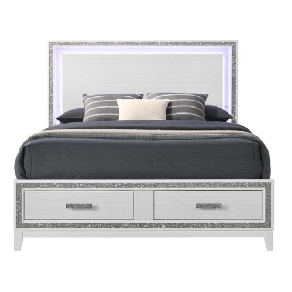 Duffrin Eastern King W/Led & Storage