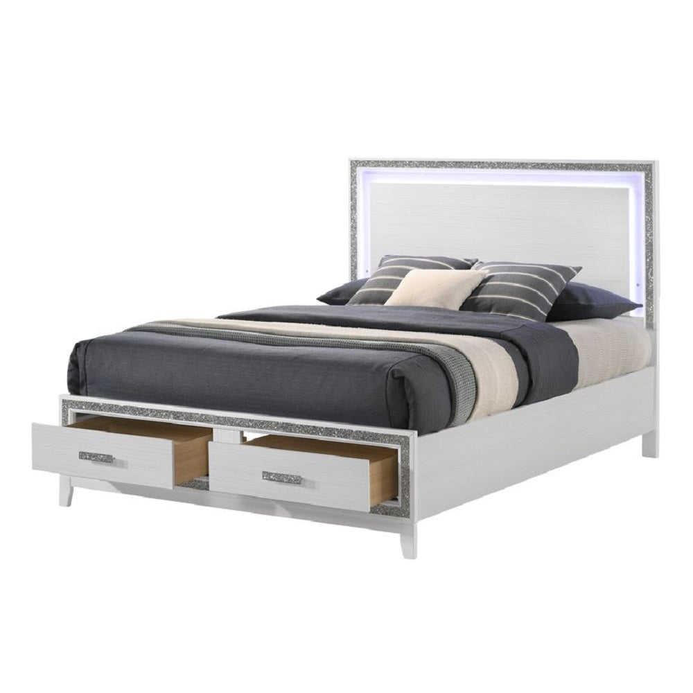 Rotoli Full Bed W/Led & Storage