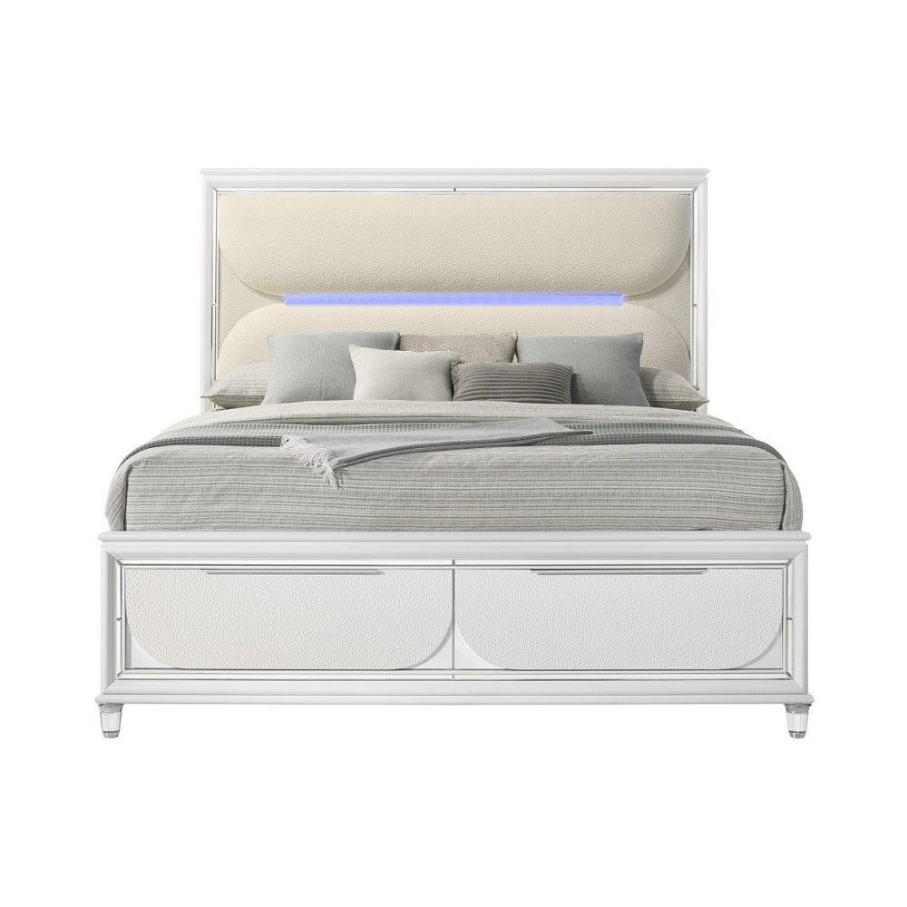 Braesgate Ck Bed W/Led & Storage