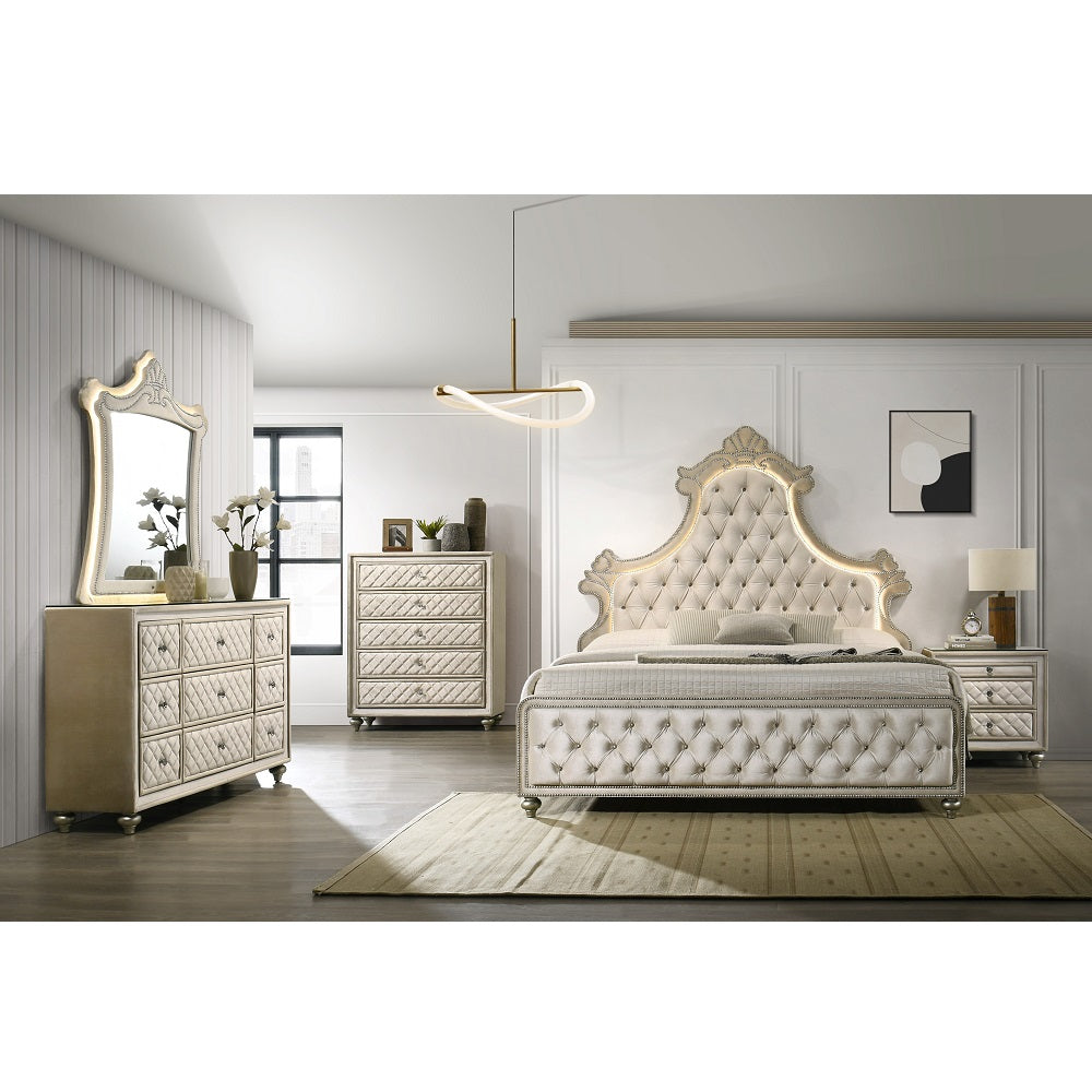 Gerik Queen Bed W/Led