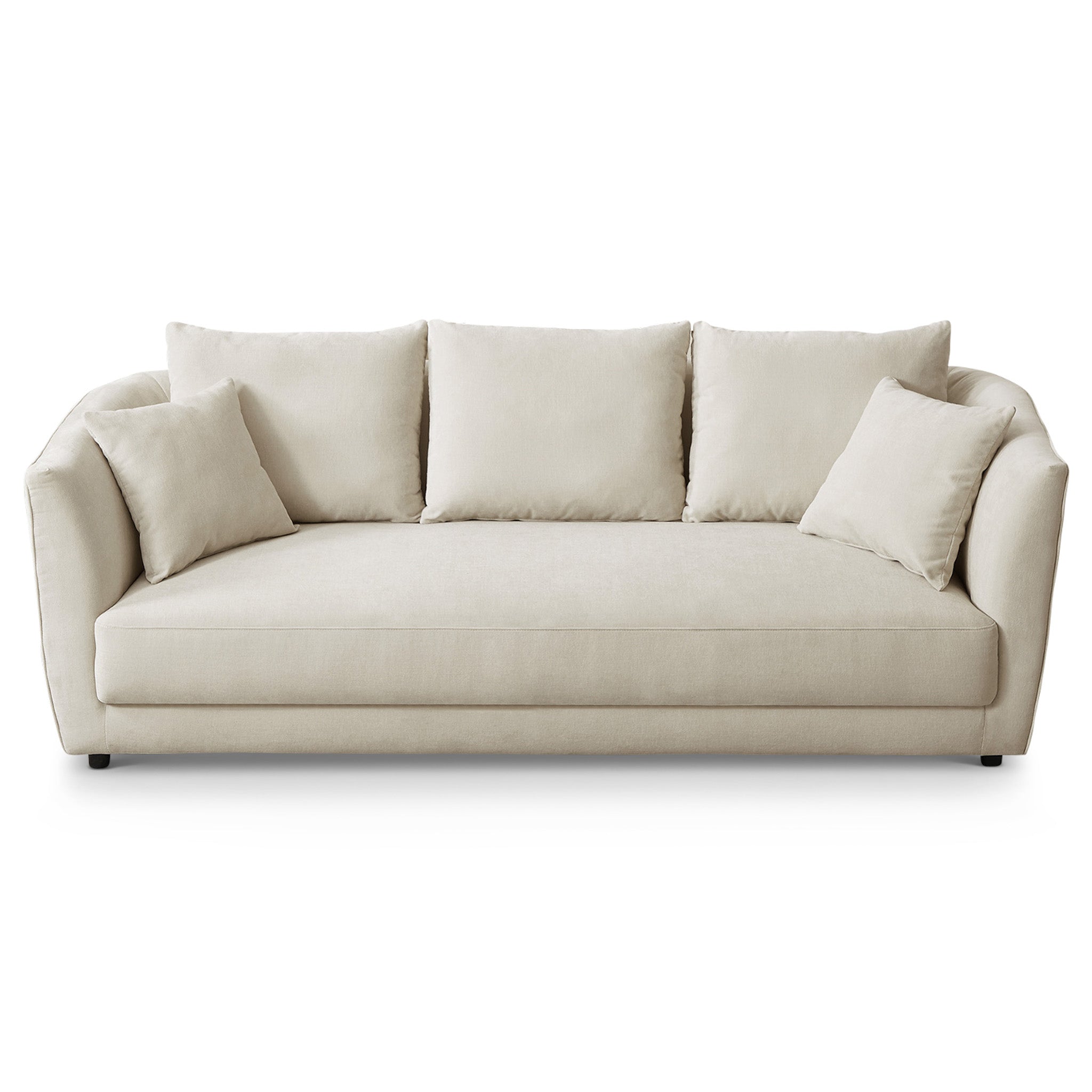 Pula Cream Linen Sofa