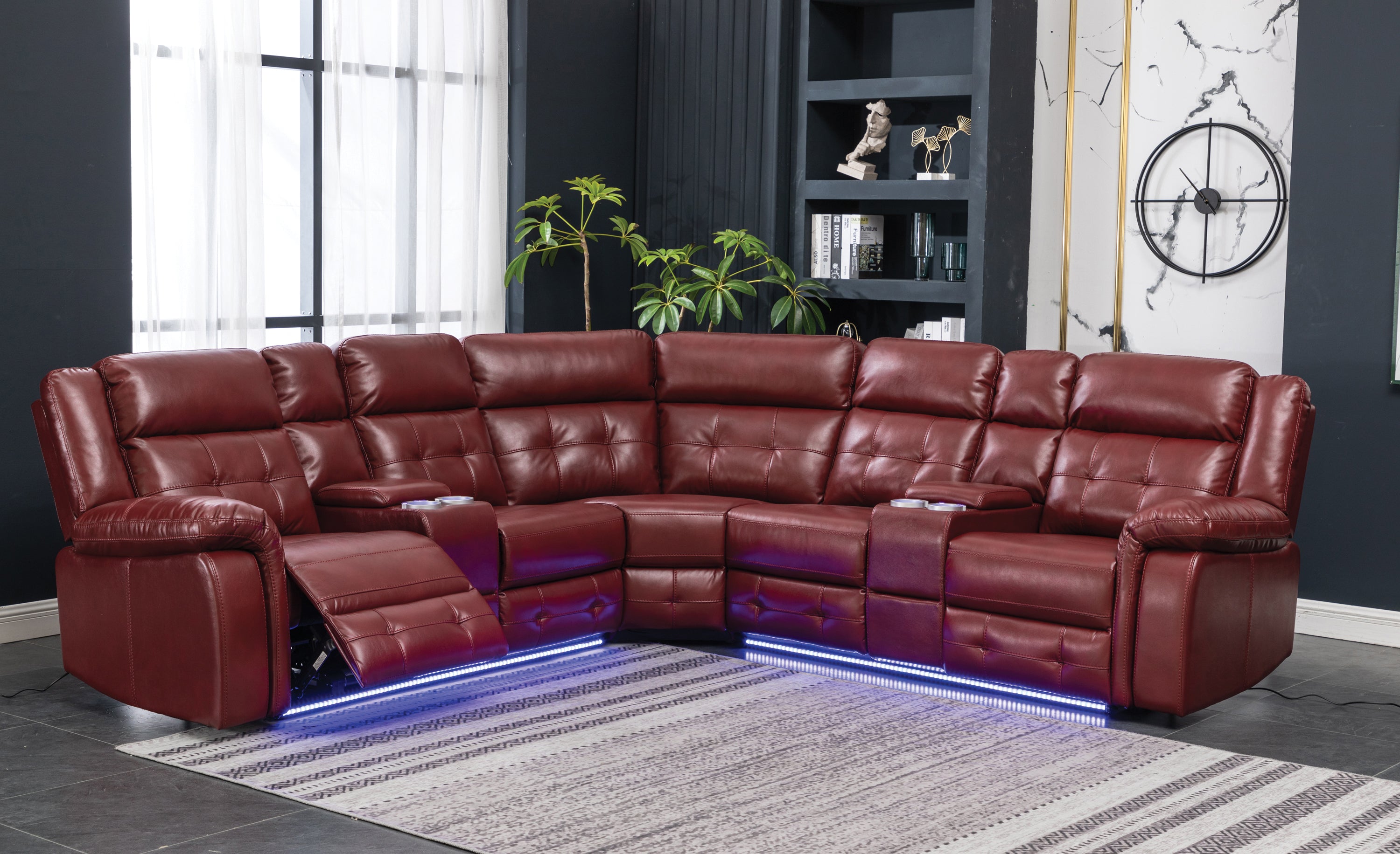 Maudine Recliner Sectional