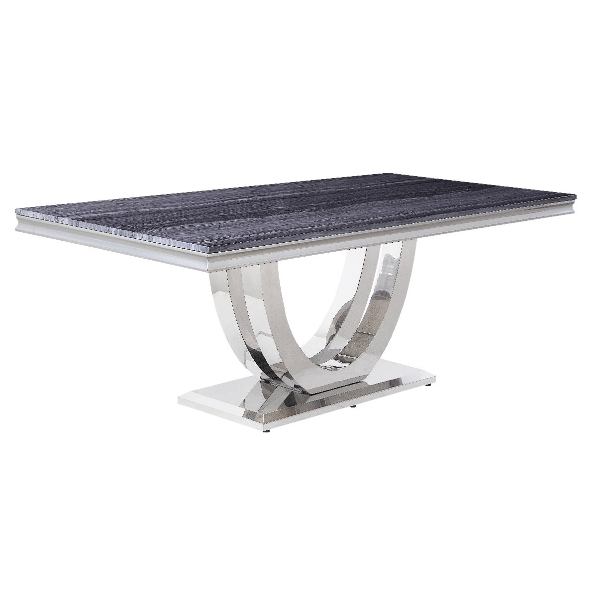 Lynette Dining Table W/Engineering Stone Top