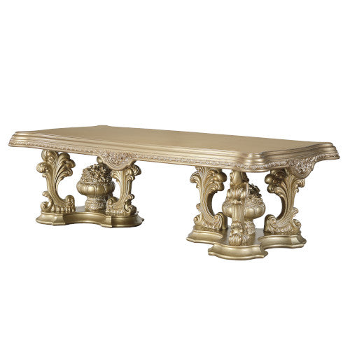 Gajraj Dining Table W/Pedestal Base