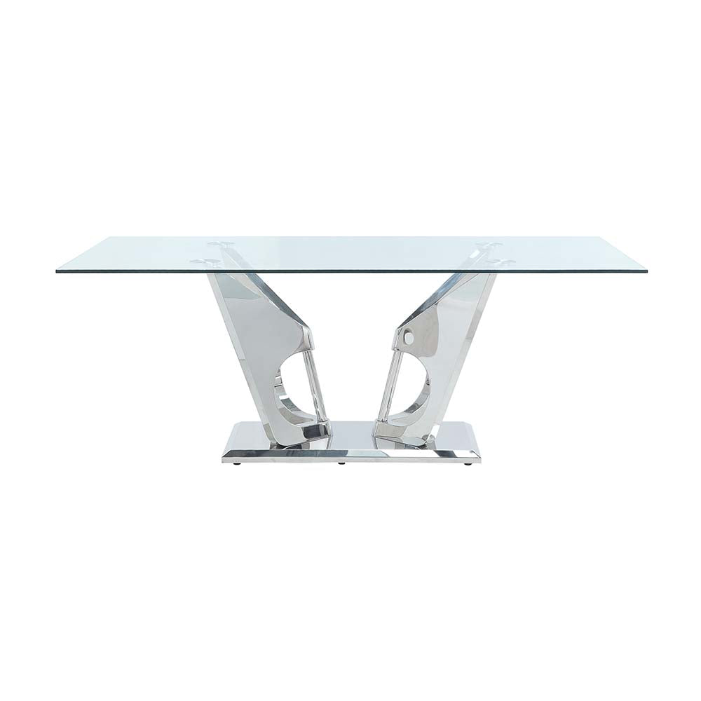 Krishner Dining Table W/Pedestal Base