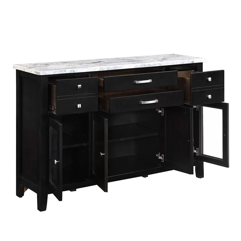 Louisia Server W/Marble Top