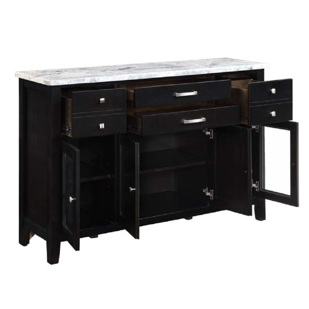 Louisia Server W/Marble Top