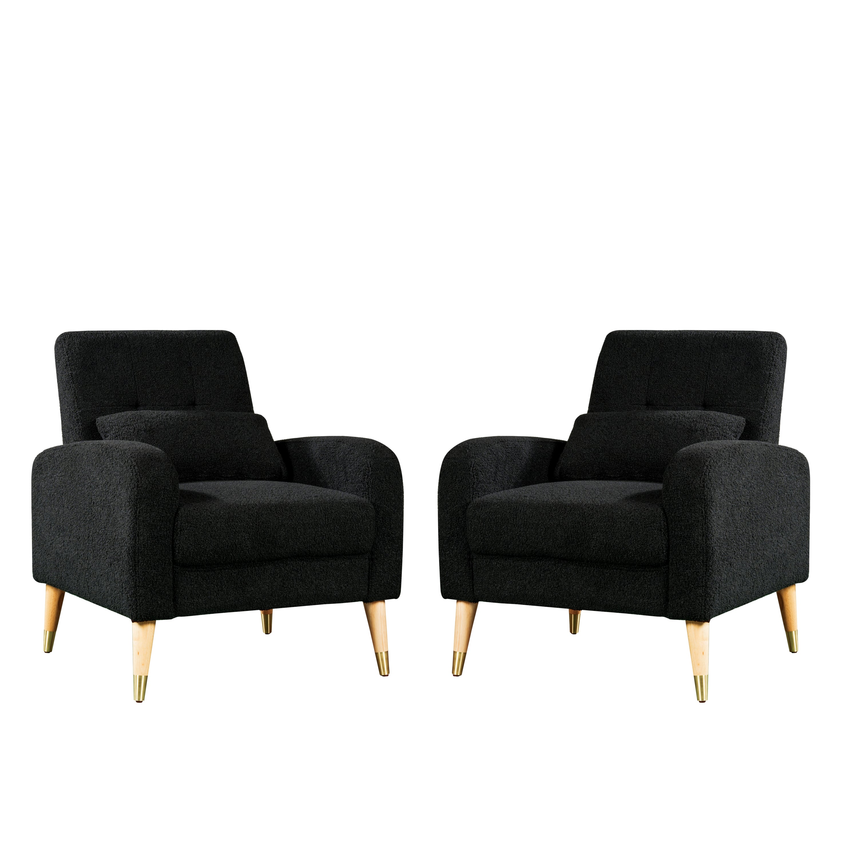 1018 Black Accent Chair