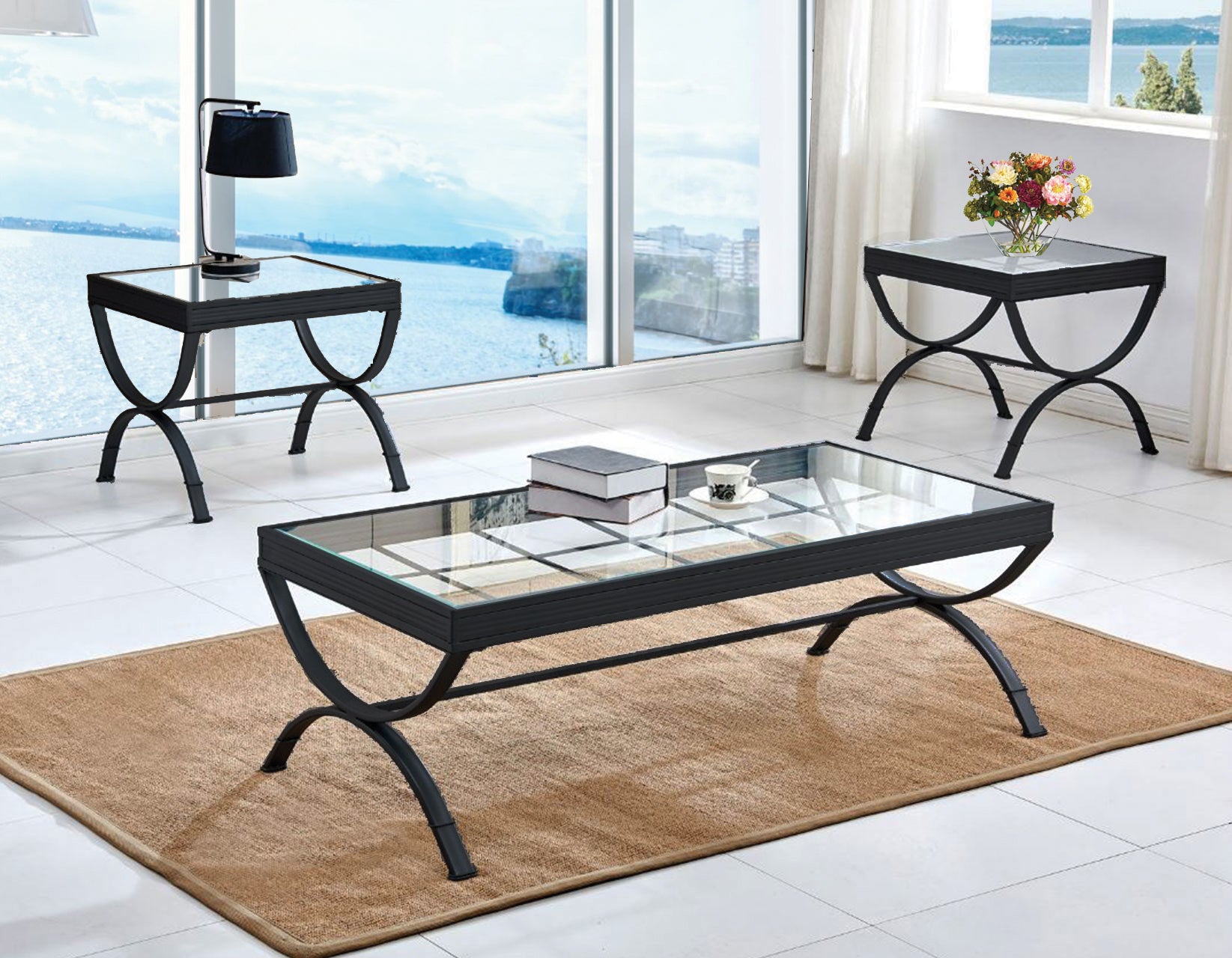 Minush Coffee Table and 2 End Table