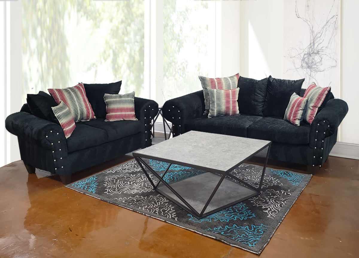 Majorca Living Room Set, Sofa Loveseat