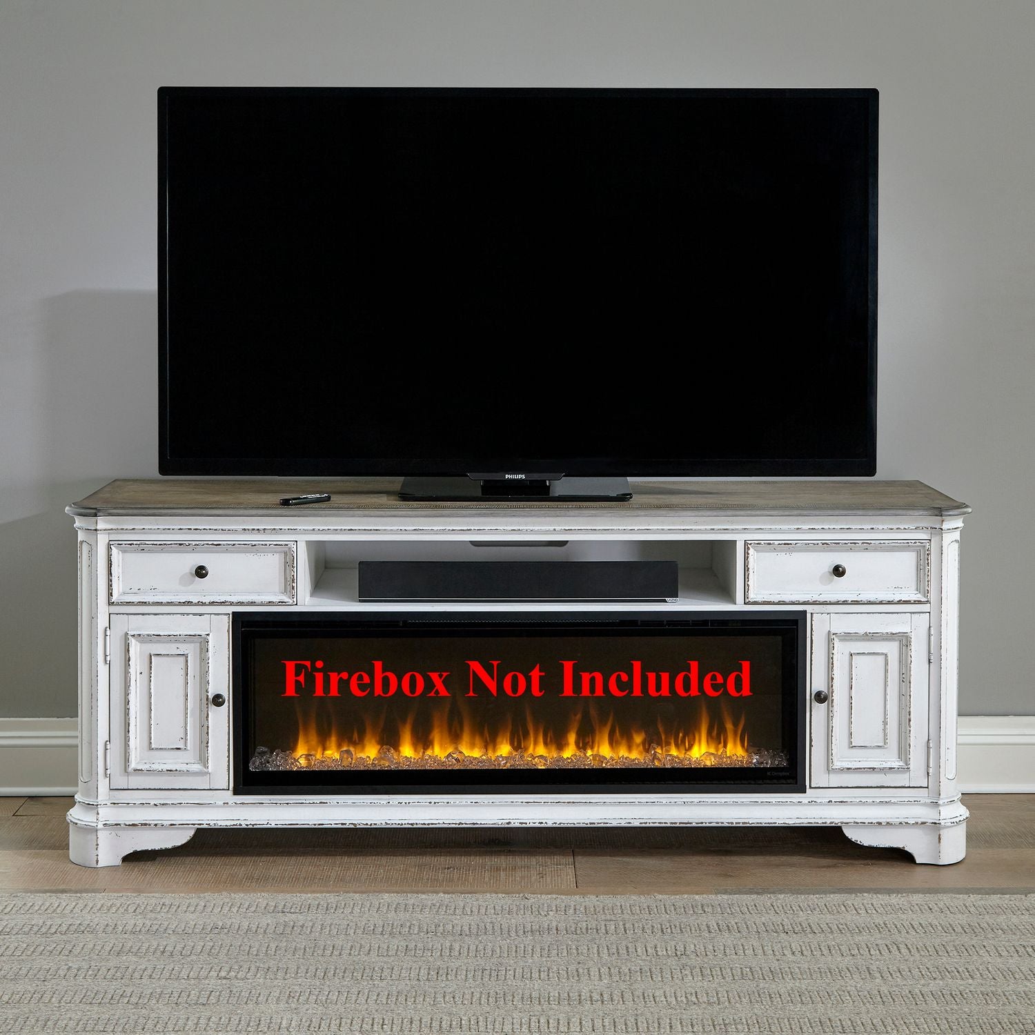 Kelashi 82 Inch Fireplace TV Stand