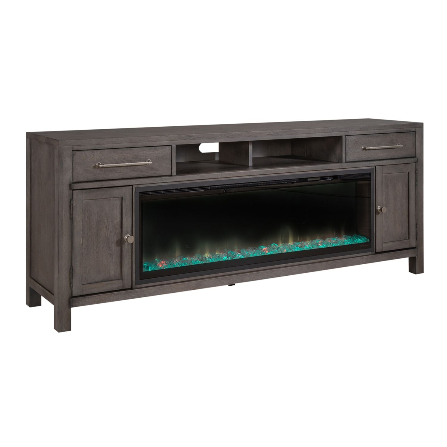 Keeseville 78 Inch Fireplace TV Stand