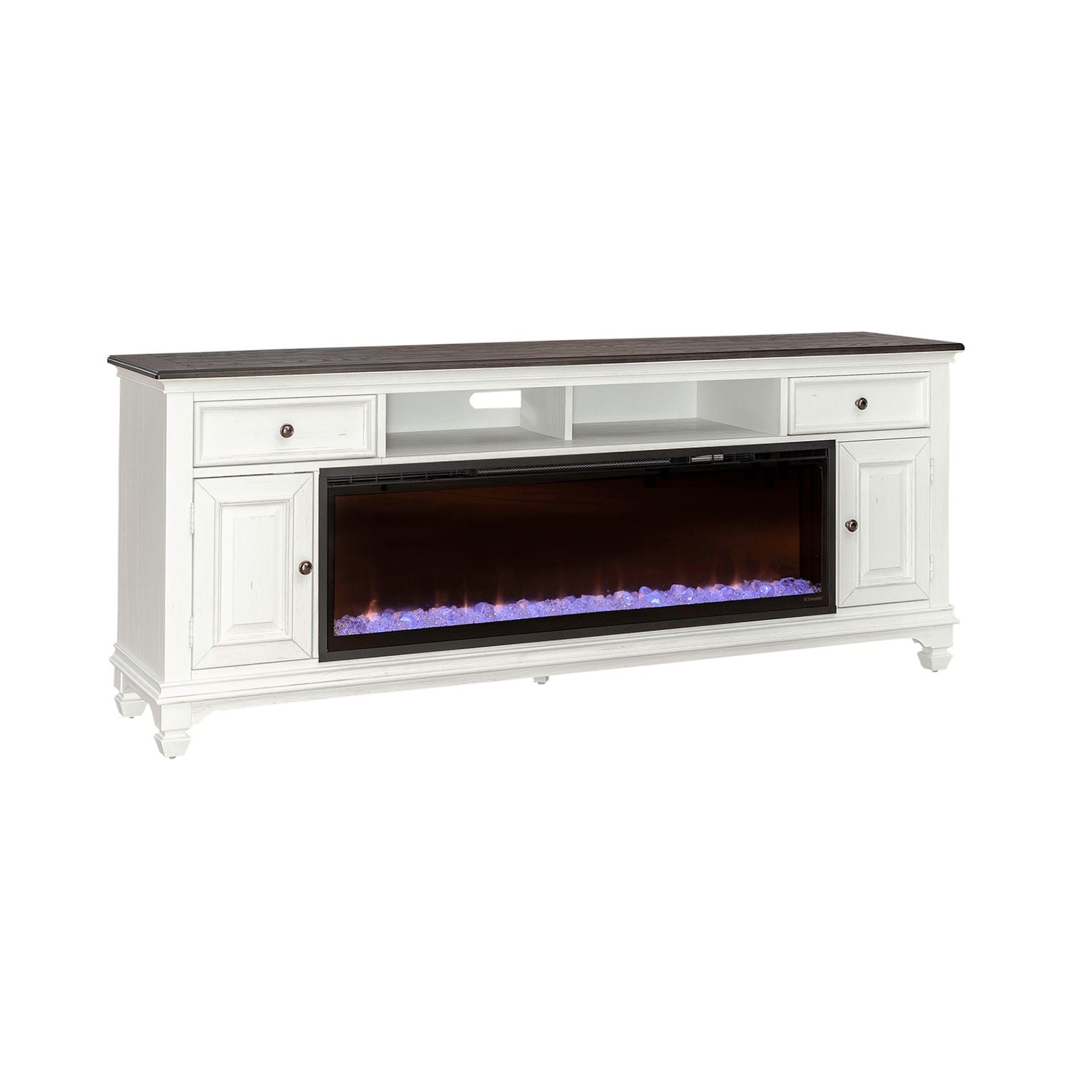 Keiaja 80 Inch Fireplace TV Stand