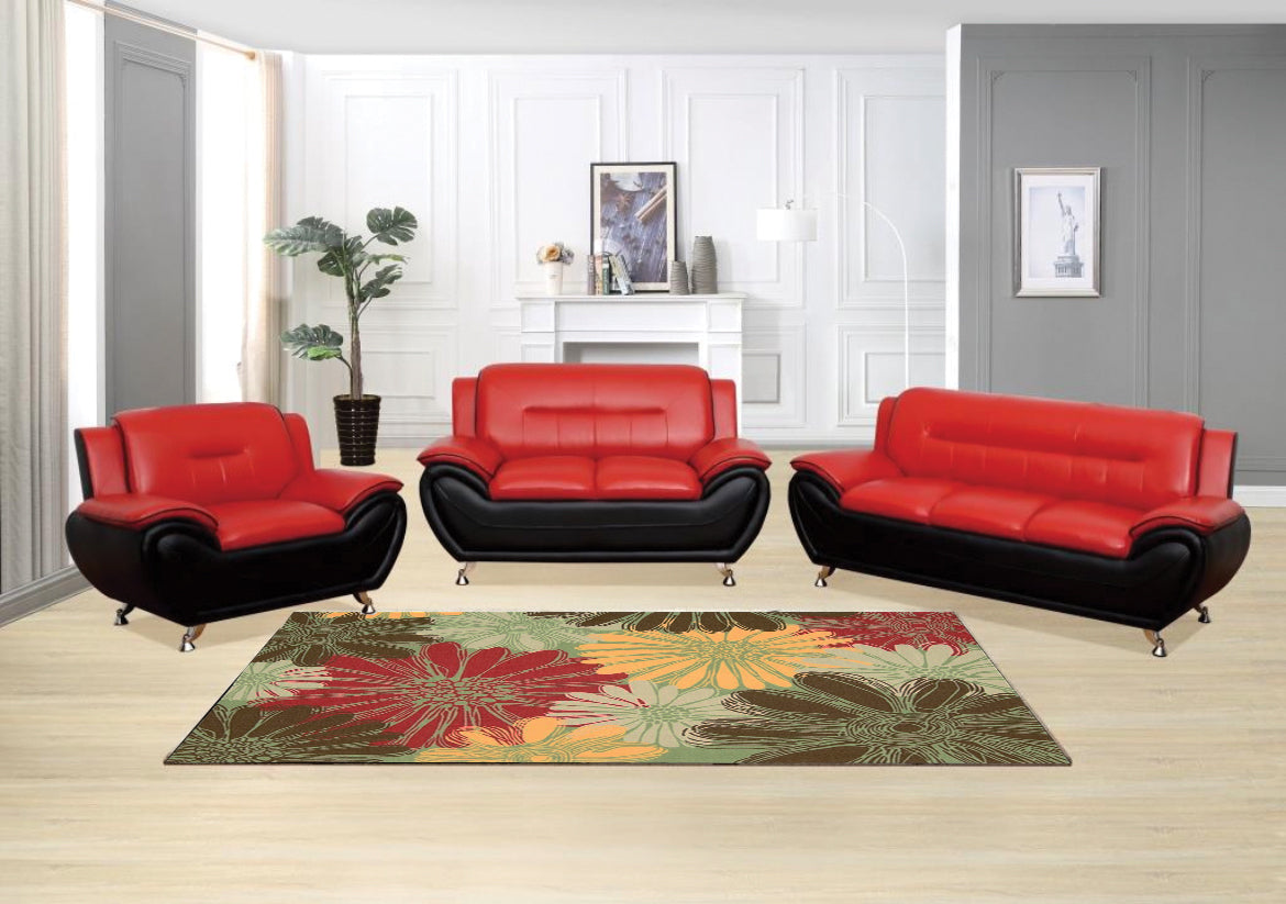 Makaela Living Room Set, Sofa Loveseat Armchair