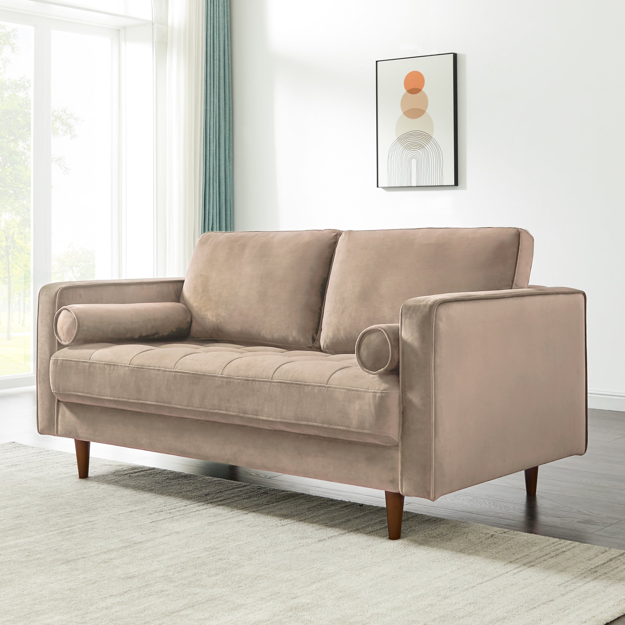 Tessa Loveseat Taupe