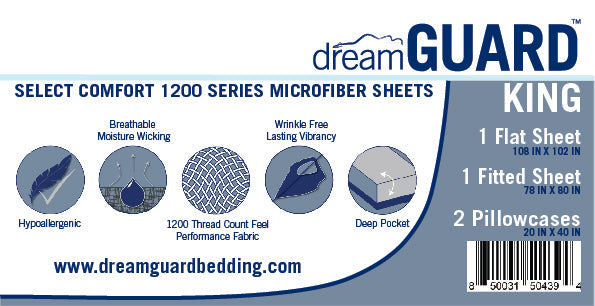 dreamGuard King Sheet Set