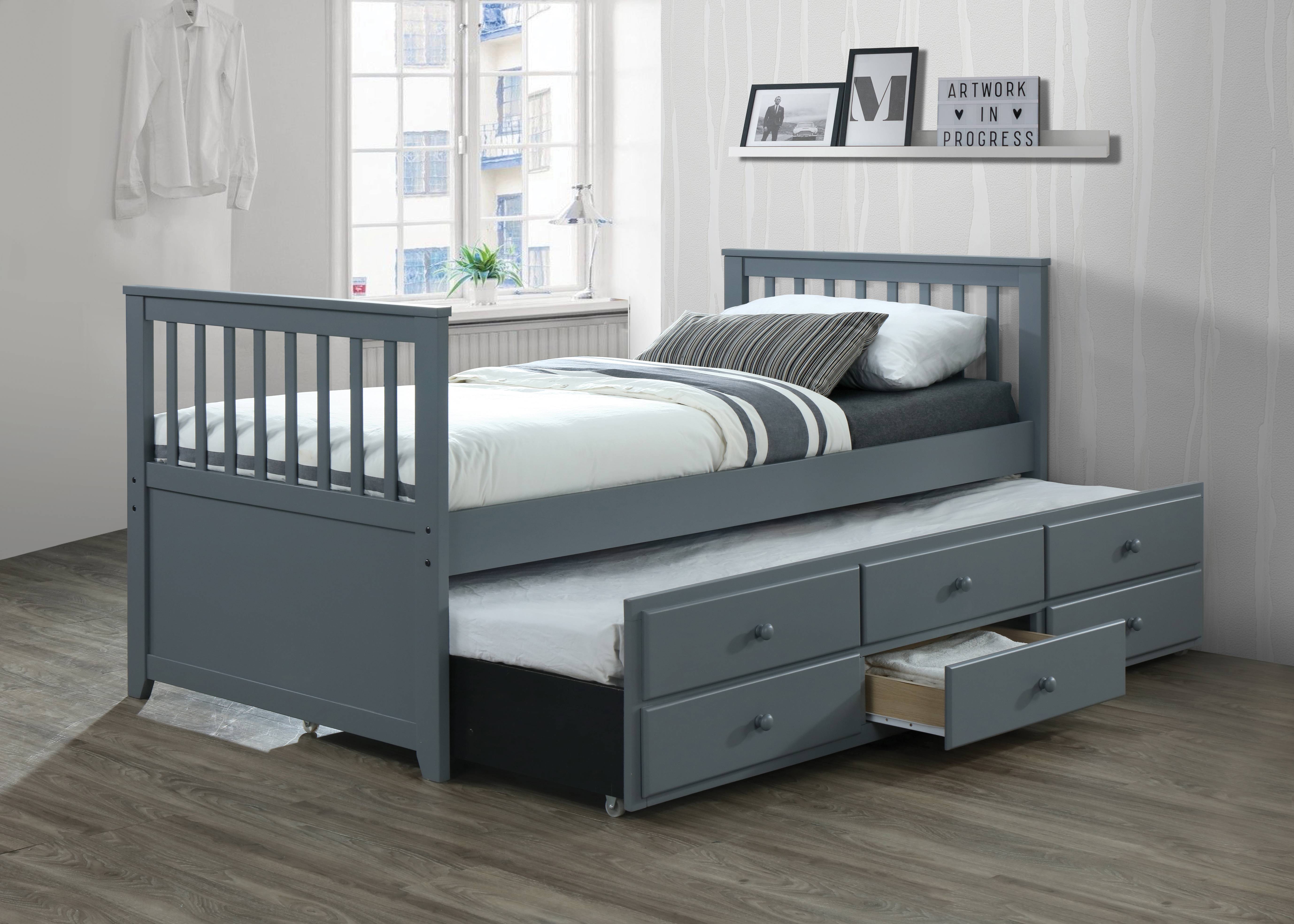 Noellyn Twin Bed with Trundle