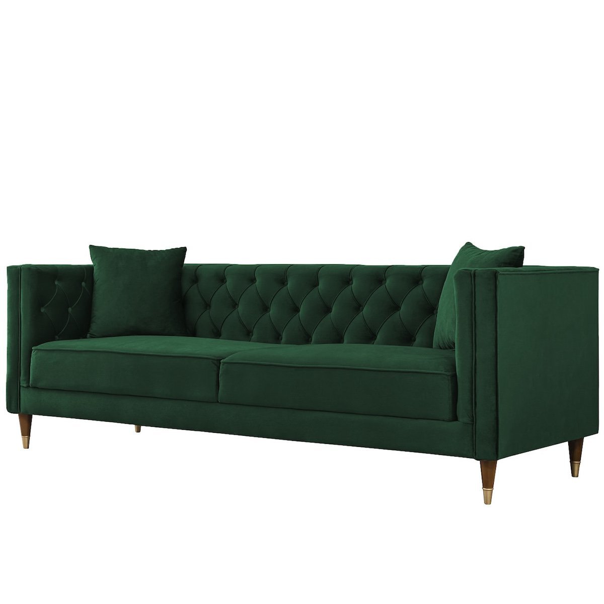 Lewis Sofa Green Velvet