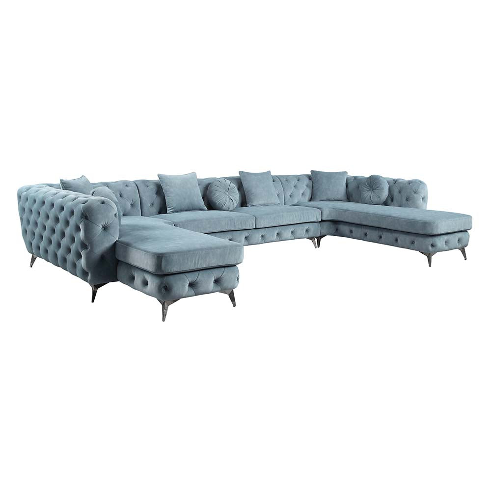 Amelie-Jane Sectional Sofa W/7 Pillows