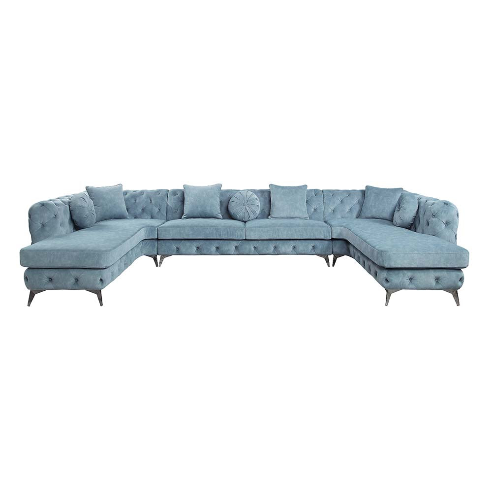 Amelie-Jane Sectional Sofa W/7 Pillows