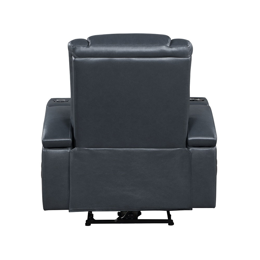 Carbonaro Power Motion Recliner W/Bluetooth, Wireless Charger & Cupholder