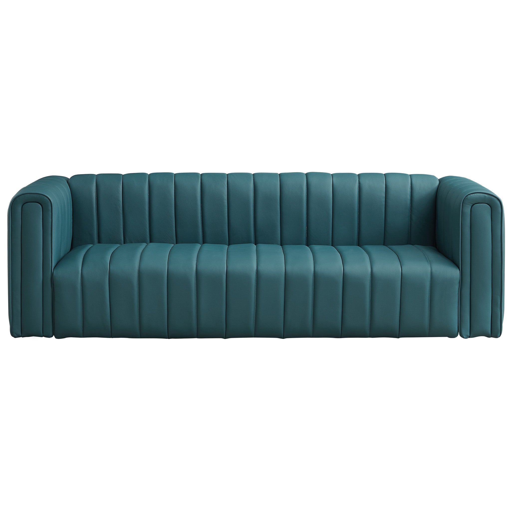 Denver Sofa Blue Leather