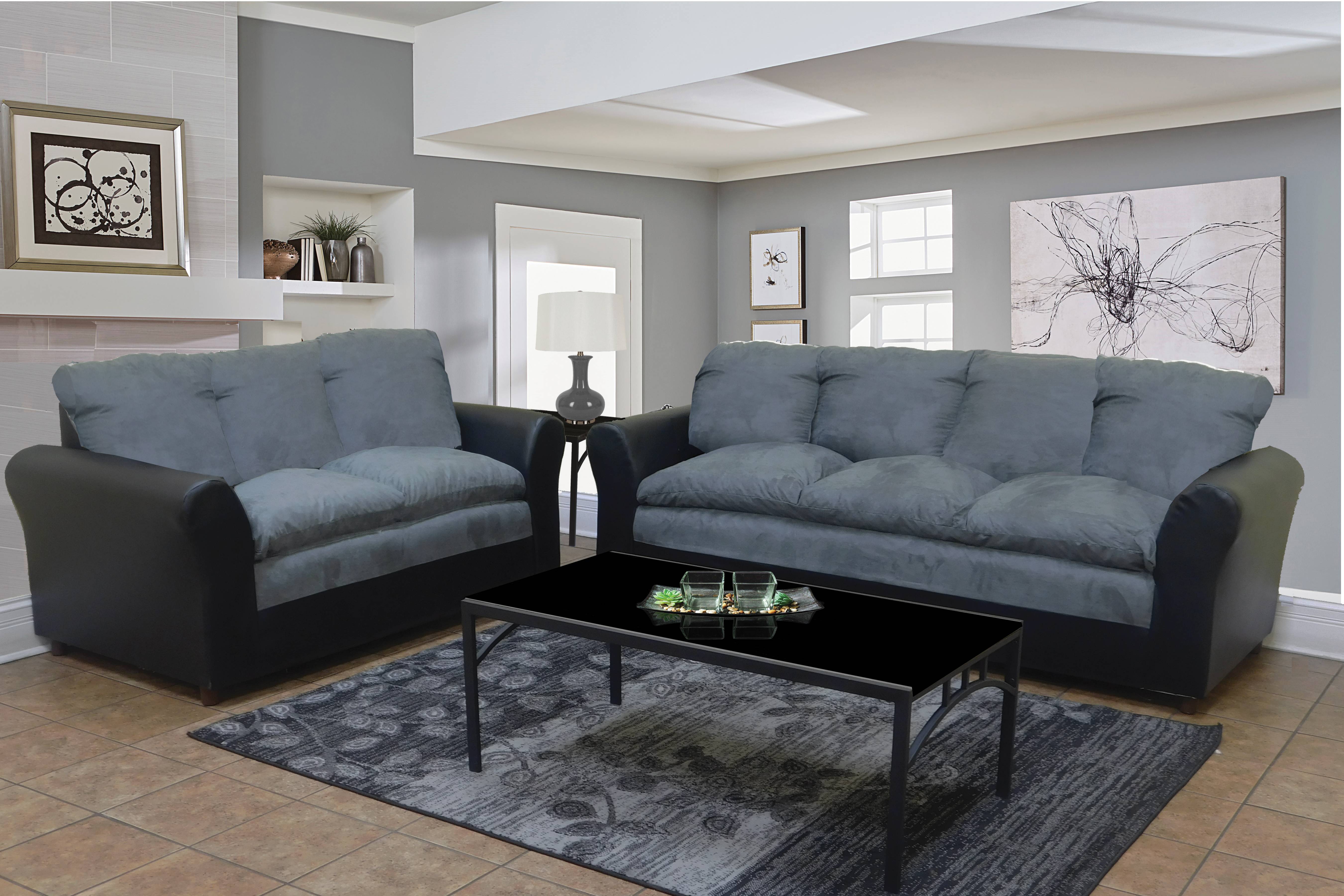 Masun Living Room Set, Sofa Loveseat