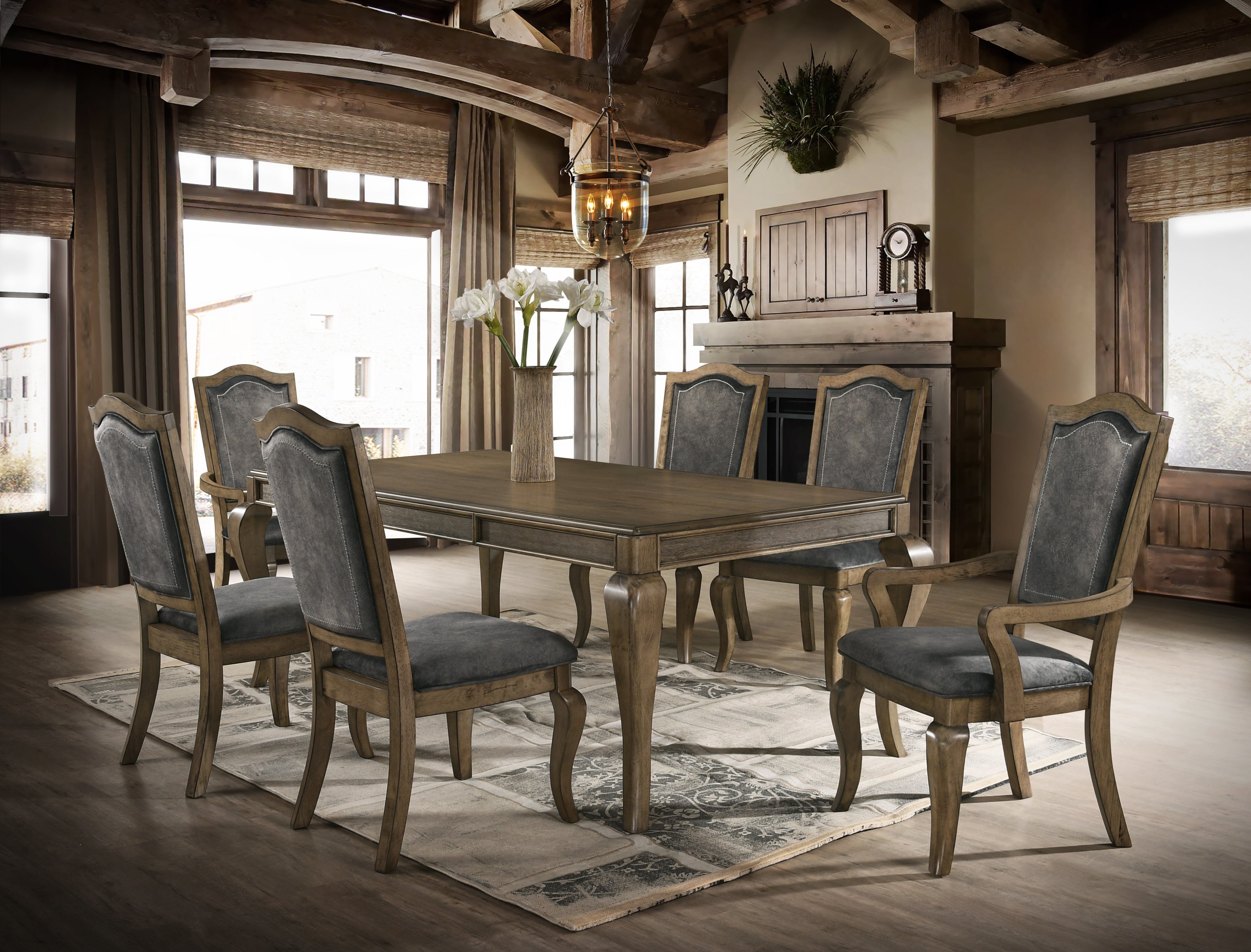 Moza Dining Table and 6 Chairs