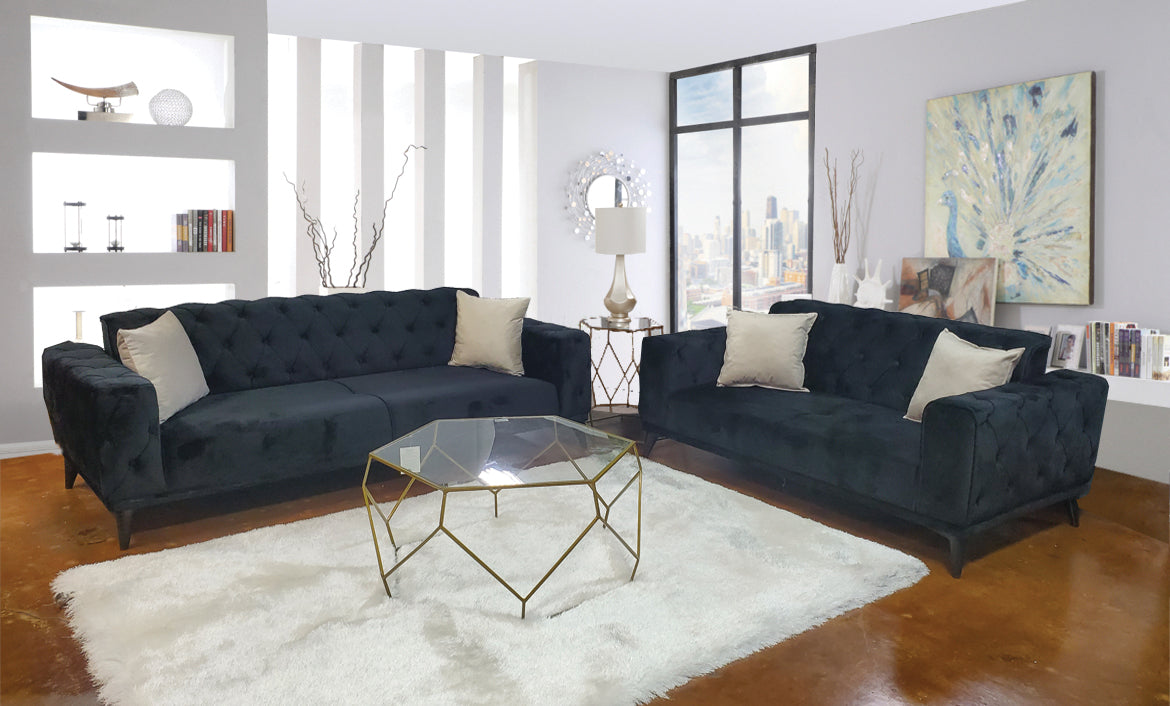 Madona Living Room Set, Sofa Loveseat