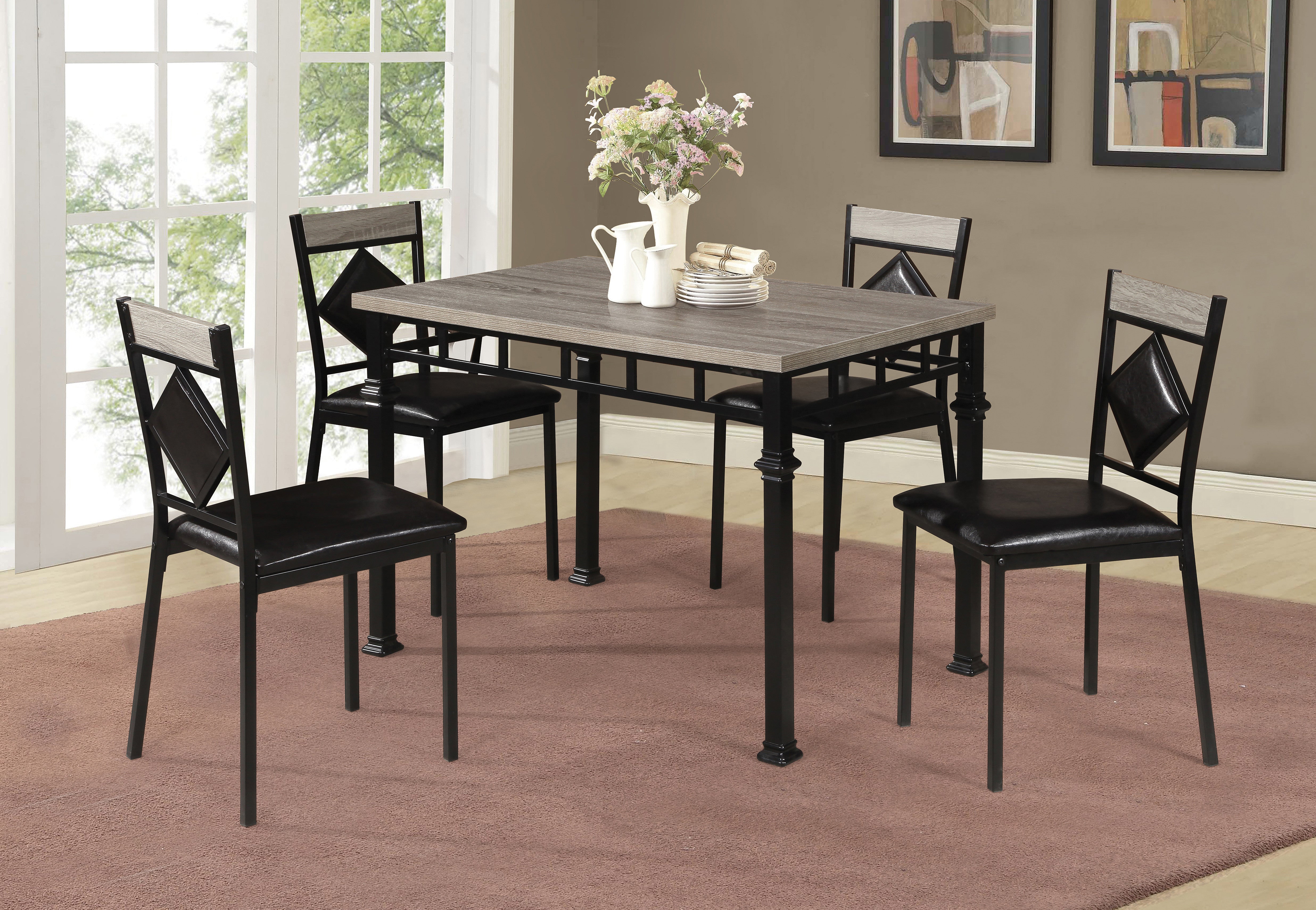 Neske Dining Table and 4 Chairs