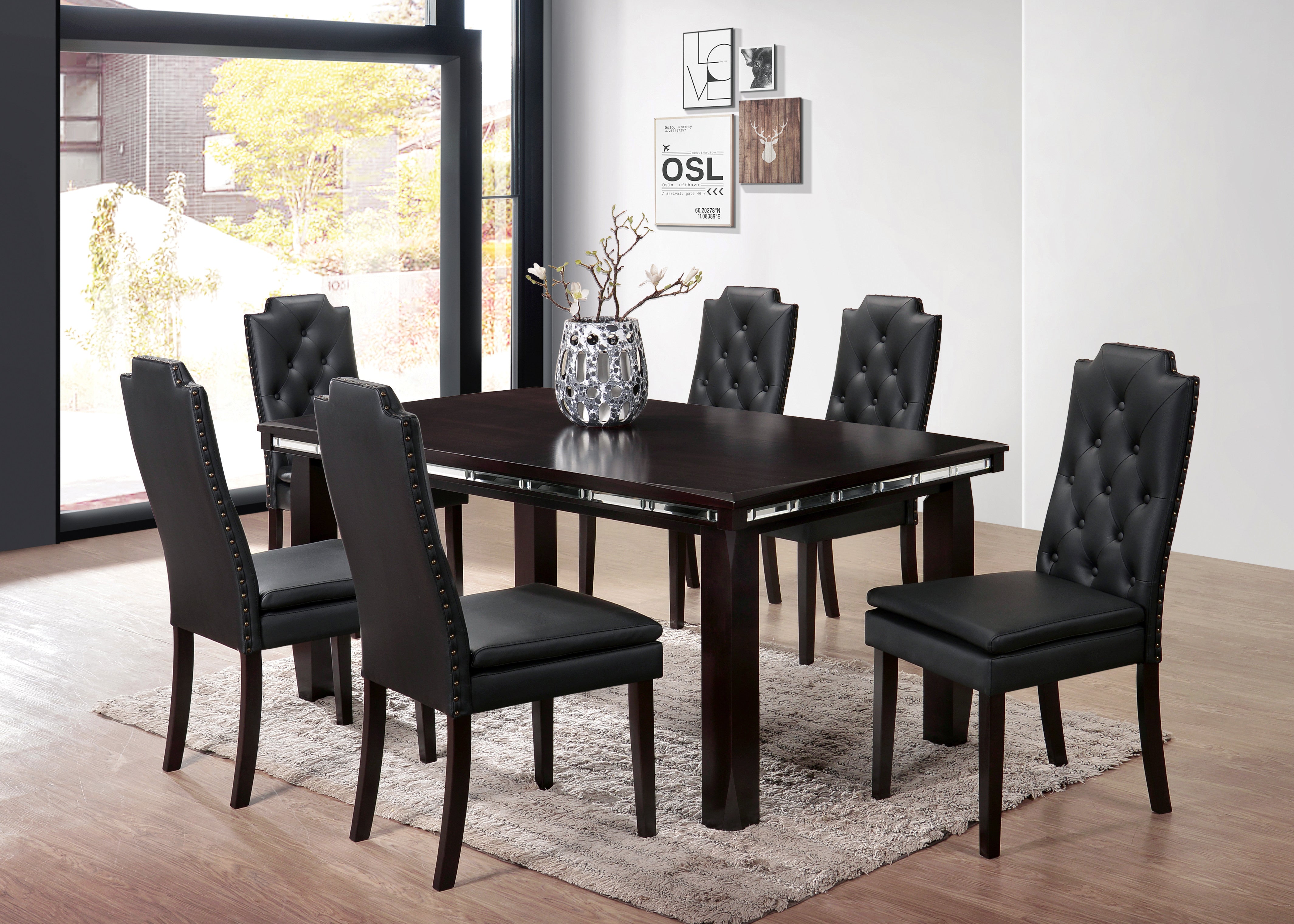 Muiris Dining Table and 6 Chairs