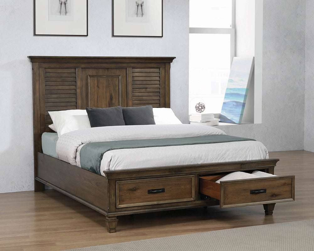 Franco Rustic Vibe & Tropical Design Bed