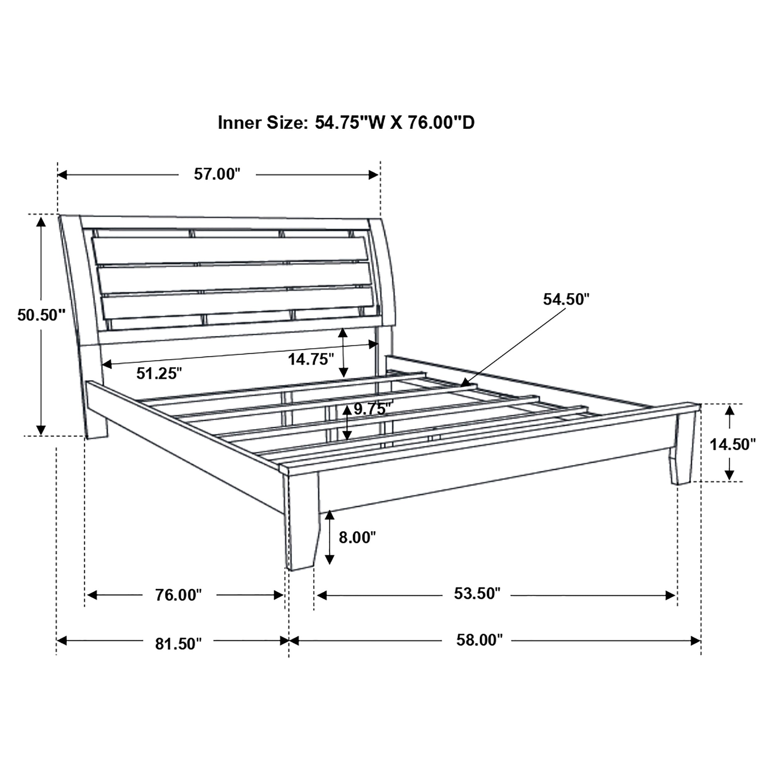 Serenity Youth Bedroom or Guest Room Panel Bed