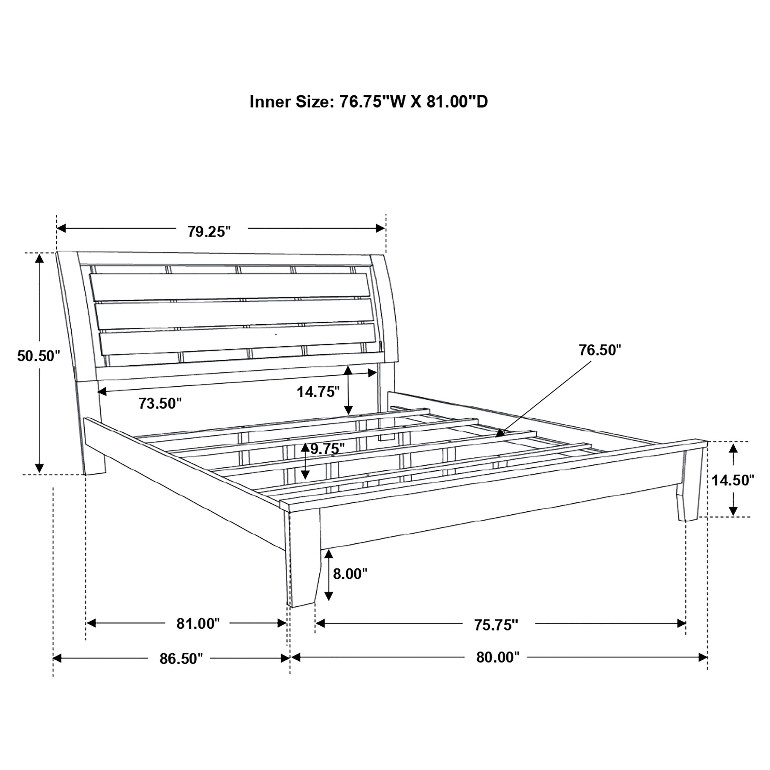 Serenity Youth Bedroom or Guest Room Panel Bed