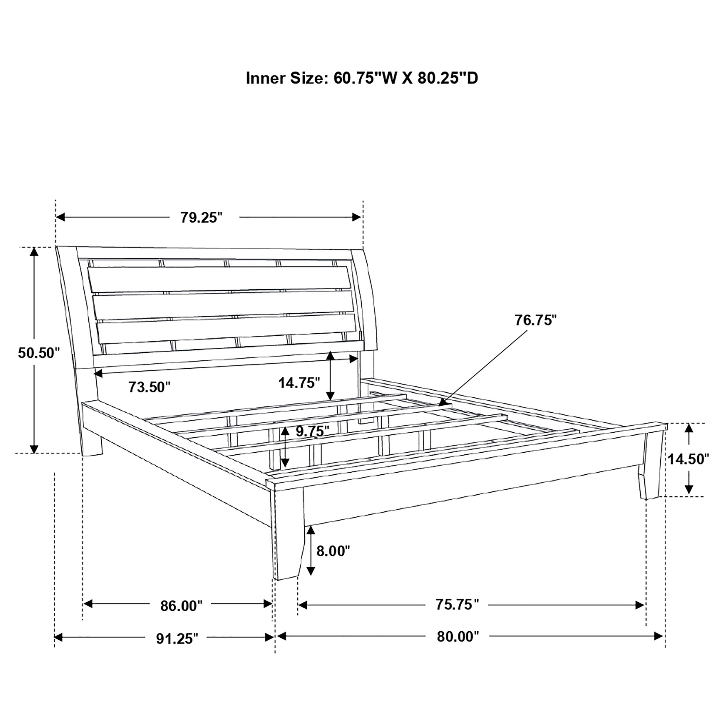 Serenity Youth Bedroom or Guest Room Panel Bed