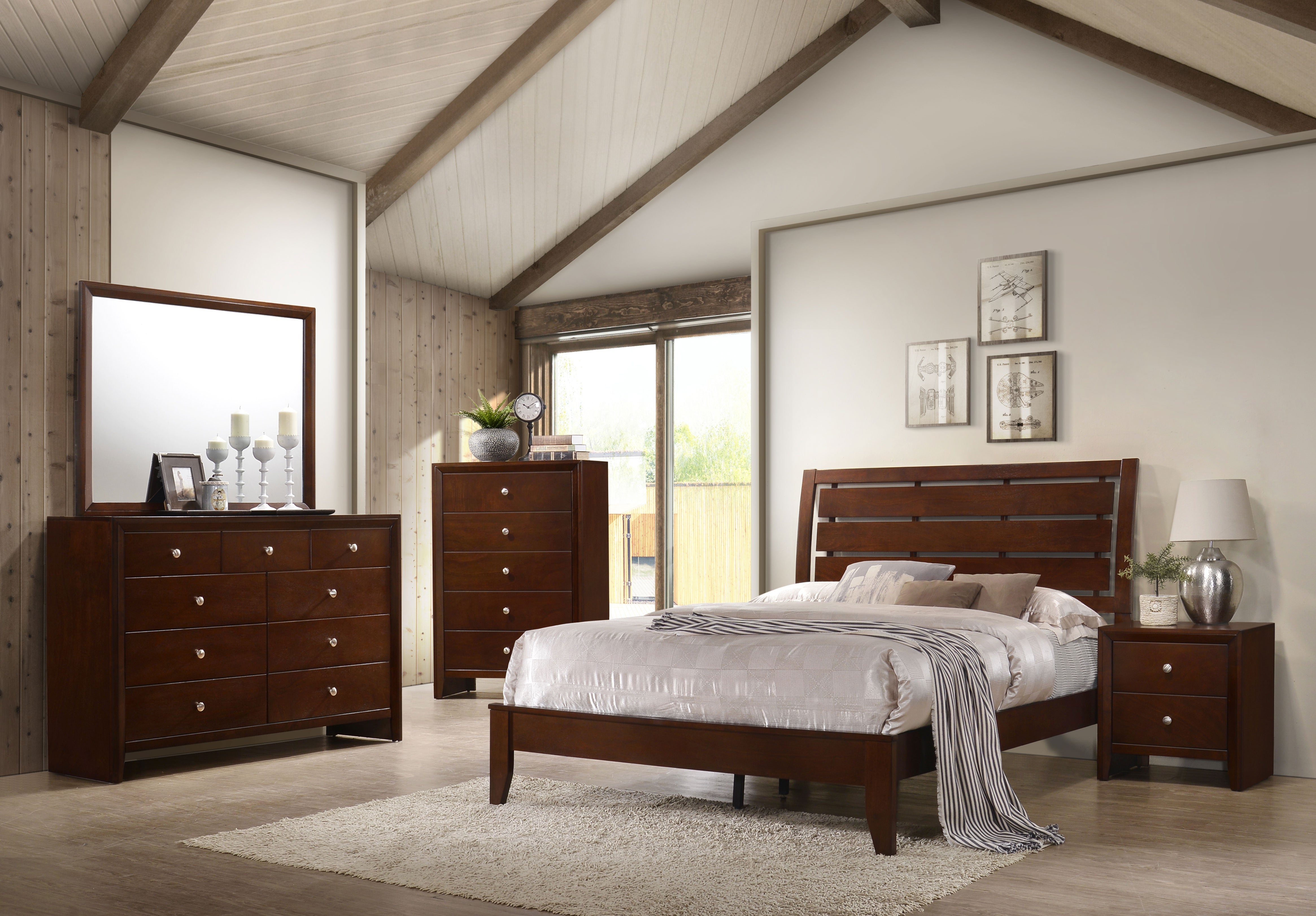 Serenity Youth Bedroom or Guest Room Panel Bed