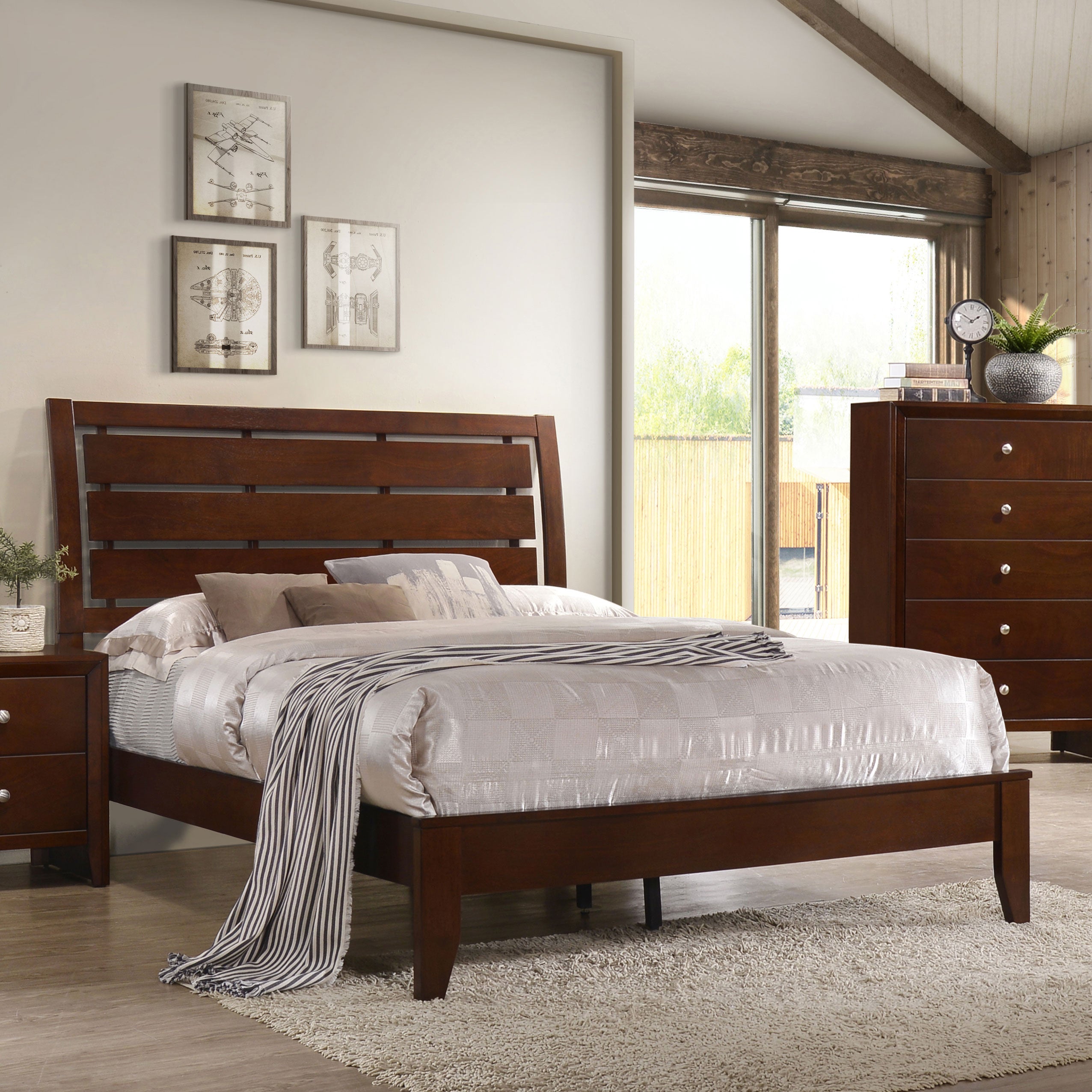 Serenity Youth Bedroom or Guest Room Panel Bed