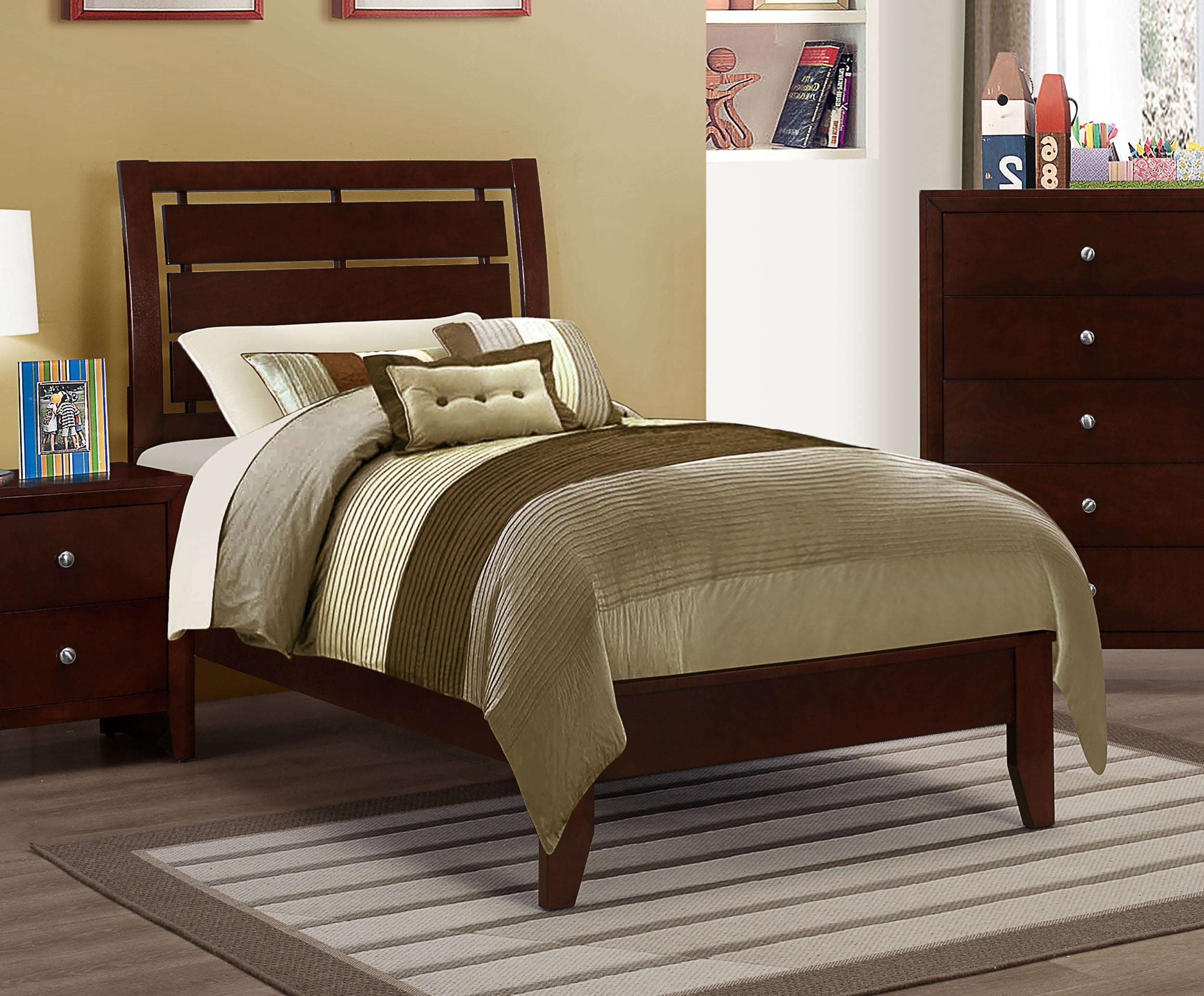 Serenity Youth Bedroom or Guest Room Panel Bed