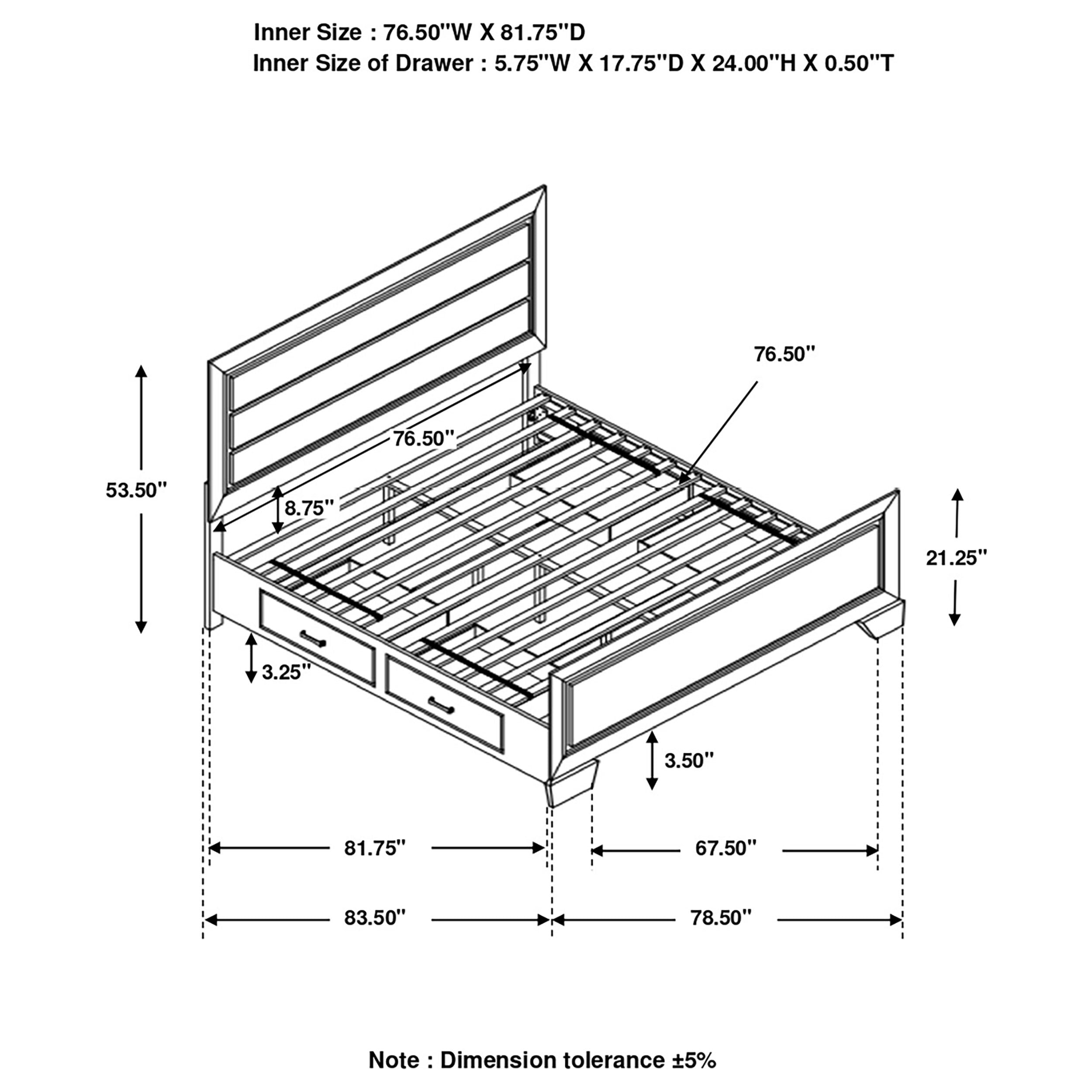 Kauffman Rustic Charm & sophisticatedSLook Bed