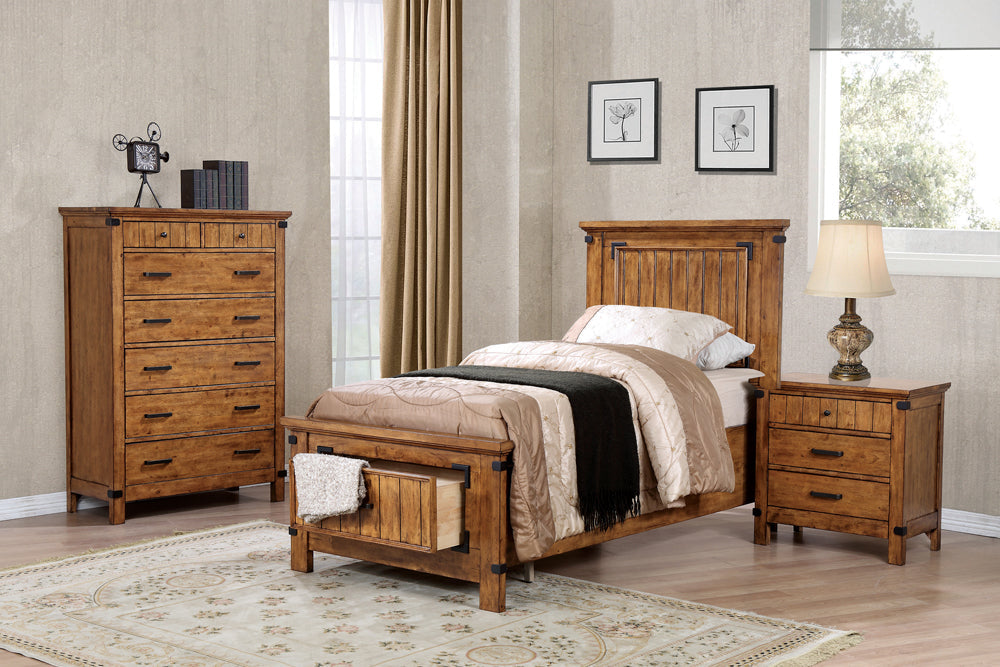 Brenner Collection Countryside Bed Rustic Honey