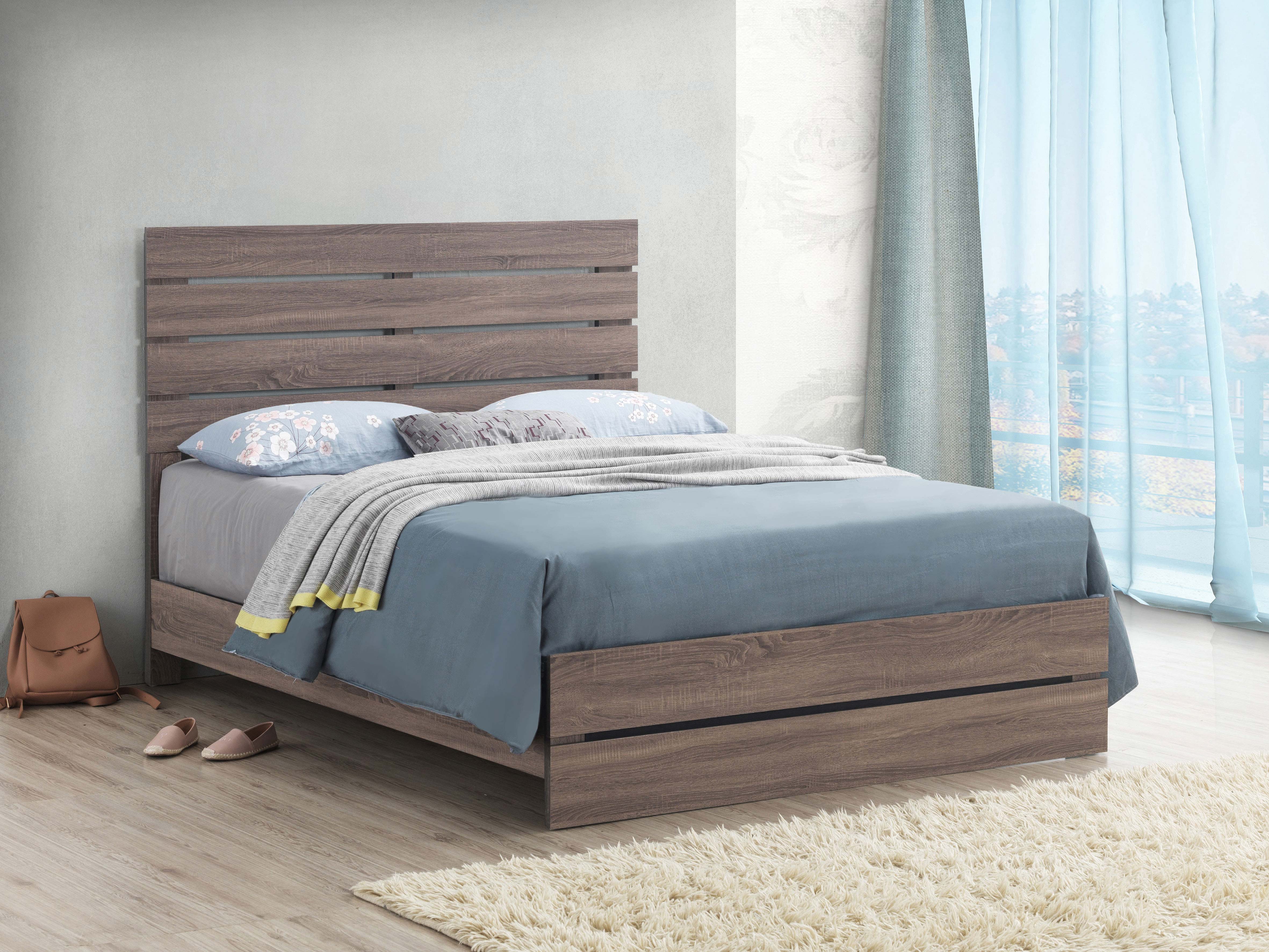 Brantford Plank-Style Headboard Bed